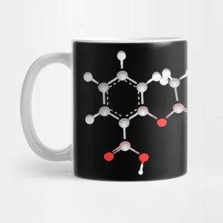 Aspirin Molecule Mug